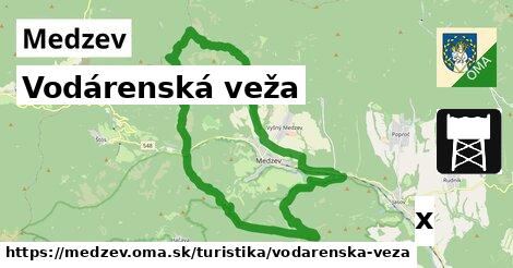 Vodárenská veža, Medzev