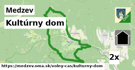 Kultúrny dom, Medzev