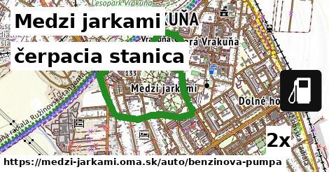 čerpacia stanica, Medzi jarkami