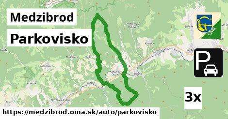 parkovisko v Medzibrod