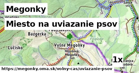 Miesto na uviazanie psov, Megonky