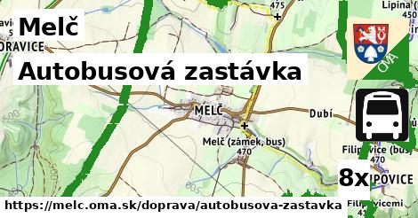 Autobusová zastávka, Melč