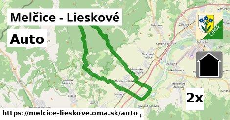 auto v Melčice - Lieskové