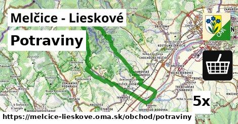 Potraviny, Melčice - Lieskové