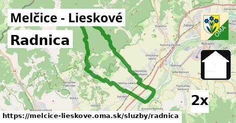 Radnica, Melčice - Lieskové