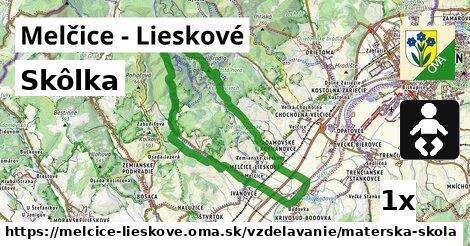 Skôlka, Melčice - Lieskové