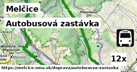 Autobusová zastávka, Melčice