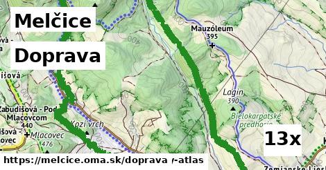 doprava v Melčice