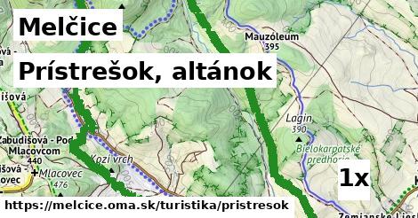 Prístrešok, altánok, Melčice