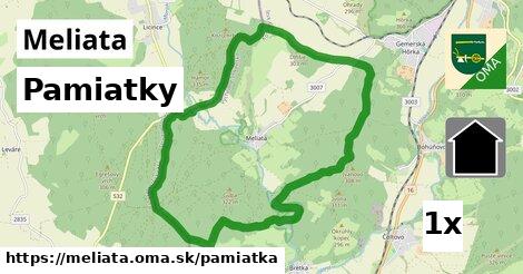 pamiatky v Meliata