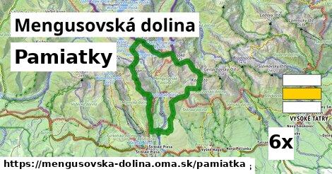 pamiatky v Mengusovská dolina