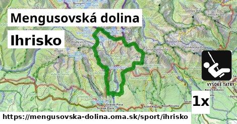 Ihrisko, Mengusovská dolina