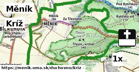 Kríž, Měník