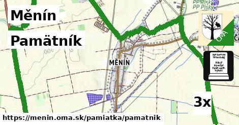 Pamätník, Měnín