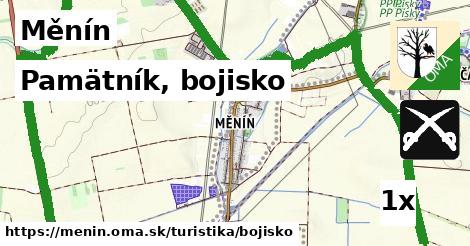 Pamätník, bojisko, Měnín