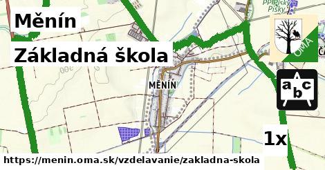 Základná škola, Měnín