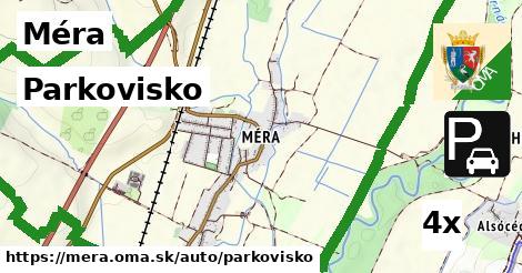 Parkovisko, Méra