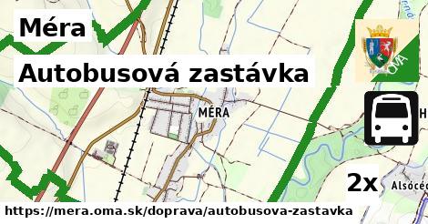 Autobusová zastávka, Méra