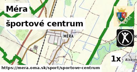 športové centrum, Méra