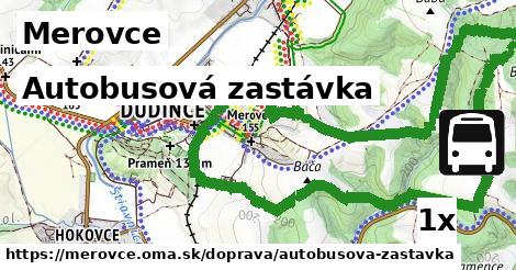 Autobusová zastávka, Merovce