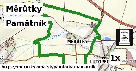 Pamätník, Měrůtky