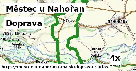 doprava v Městec u Nahořan