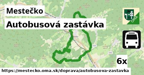 Autobusová zastávka, Mestečko