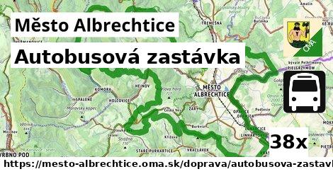 Autobusová zastávka, Město Albrechtice