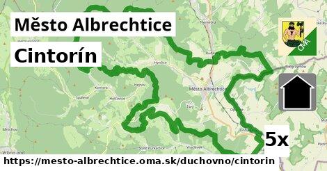 Cintorín, Město Albrechtice