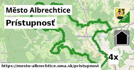 prístupnosť v Město Albrechtice