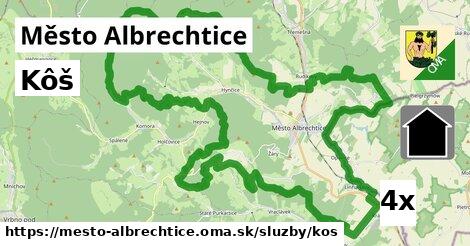 Kôš, Město Albrechtice