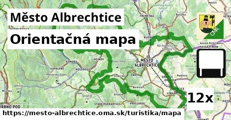 Orientačná mapa, Město Albrechtice