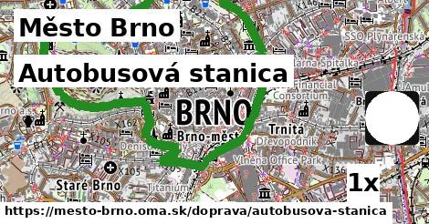 Autobusová stanica, Město Brno