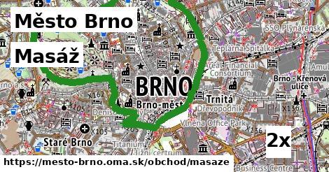 Masáž, Město Brno