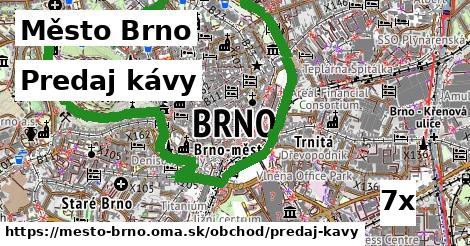 predaj kávy v Město Brno