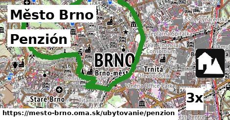 Penzión, Město Brno