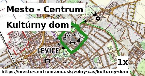 Kultúrny dom, Mesto - Centrum