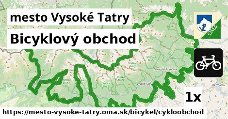 Bicyklový obchod, mesto Vysoké Tatry