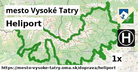 heliport v mesto Vysoké Tatry