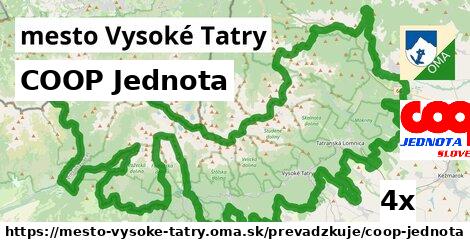 COOP Jednota, mesto Vysoké Tatry