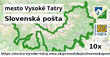 Slovenská pošta, mesto Vysoké Tatry