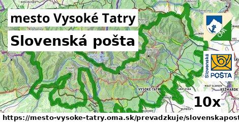 Slovenská pošta, mesto Vysoké Tatry