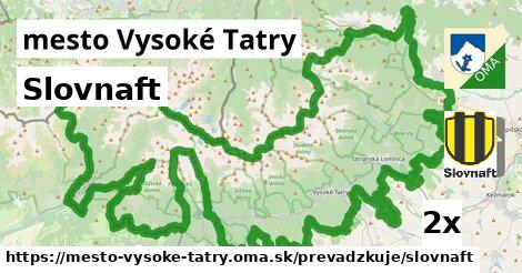 Slovnaft, mesto Vysoké Tatry