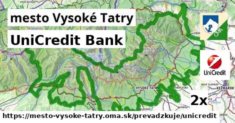 UniCredit Bank, mesto Vysoké Tatry