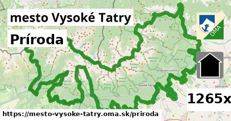 príroda v mesto Vysoké Tatry
