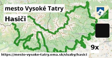 Hasiči, mesto Vysoké Tatry