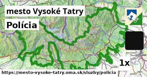 Polícia, mesto Vysoké Tatry