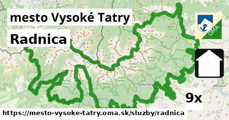 Radnica, mesto Vysoké Tatry