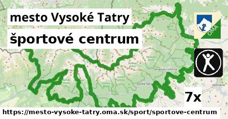 športové centrum, mesto Vysoké Tatry