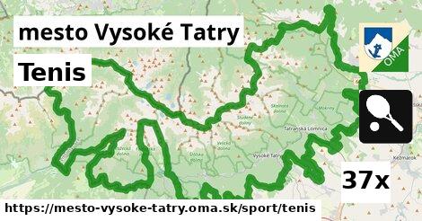 Tenis, mesto Vysoké Tatry